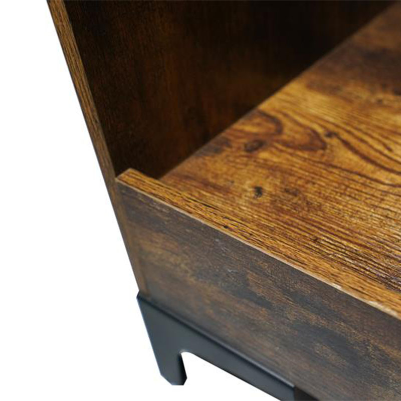 프레임이있는 현대의 실내 나무 높은 개 침대 프레임이있는 현대의 실내 나무 높은 개 침대