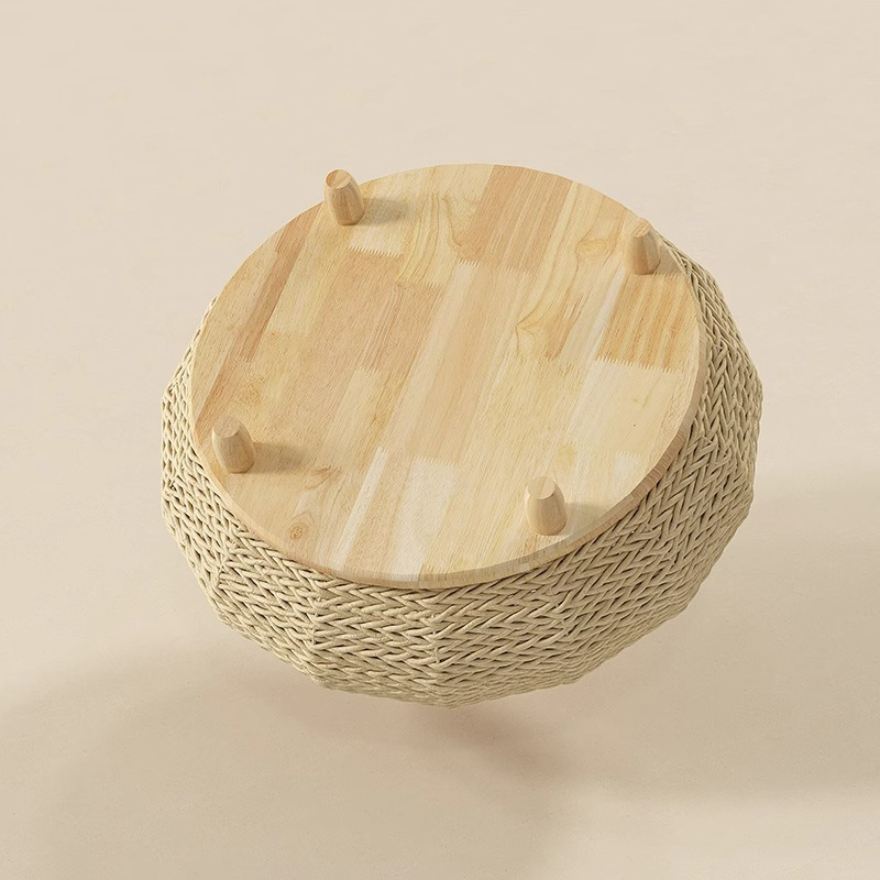 수제 천연 크래프트 종이 둥지 짠 고양이 개 침대 수제 천연 크래프트 종이 둥지 짠 고양이 개 침대