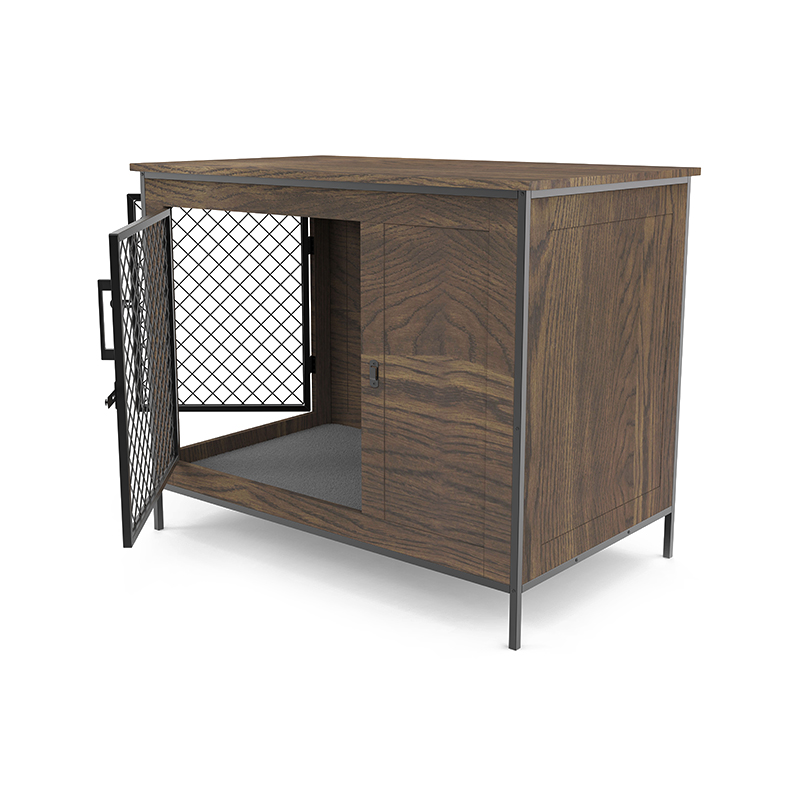 실내 개 상자 끝 테이블 나무 가구 스타일 개 케이지 실내 개 상자 끝 테이블 나무 가구 스타일 개 케이지