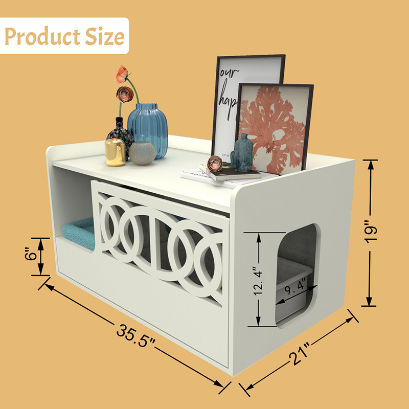숨겨진 화장실 화장실 인클로저 쓰레기 캐비닛 가구 고양이 케이지 숨겨진 화장실 화장실 인클로저 쓰레기 캐비닛 가구 고양이 케이지