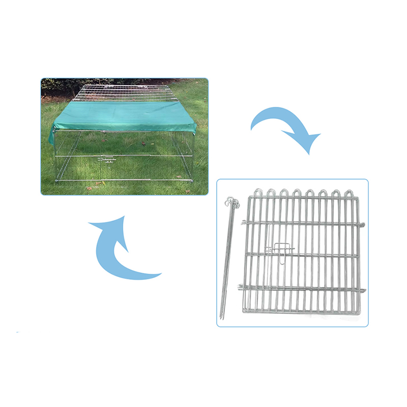 야외 접이식 금속 운동 개 놀이 펜 야외 접이식 금속 운동 개 놀이 펜