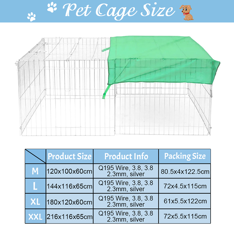 야외 접이식 금속 운동 개 놀이 펜 야외 접이식 금속 운동 개 놀이 펜