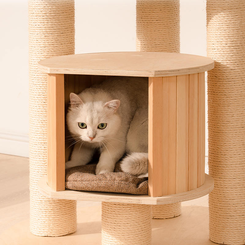 바닥에서 천장까지 내려 오는 나무 콘도 등반 프레임 고양이 나무 탑 바닥에서 천장까지 내려 오는 나무 콘도 등반 프레임 고양이 나무 탑