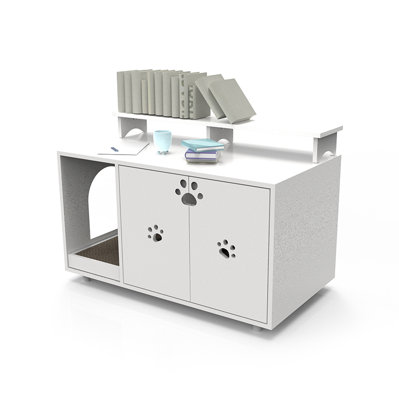 가구 고양이 화장실 큰 숨겨진 쓰레기 캐비닛 가구 고양이 케이지