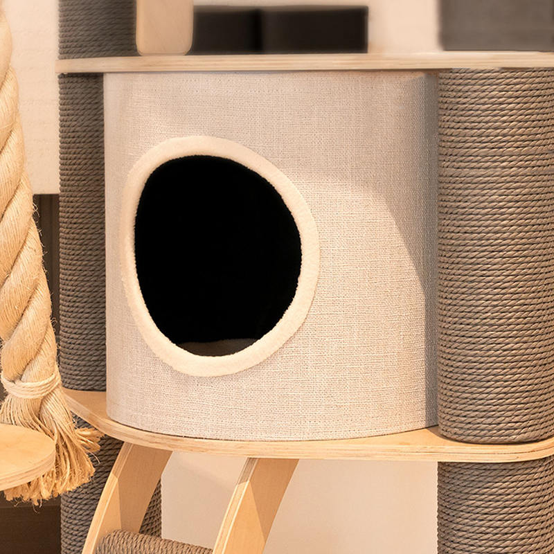 타워 바닥에서 천장까지 실내 단단한 나무 등반 프레임 고양이 나무 타워 바닥에서 천장까지 실내 단단한 나무 등반 프레임 고양이 나무