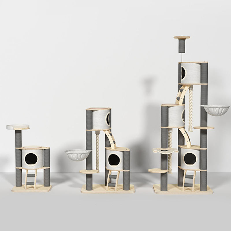타워 바닥에서 천장까지 실내 단단한 나무 등반 프레임 고양이 나무 타워 바닥에서 천장까지 실내 단단한 나무 등반 프레임 고양이 나무