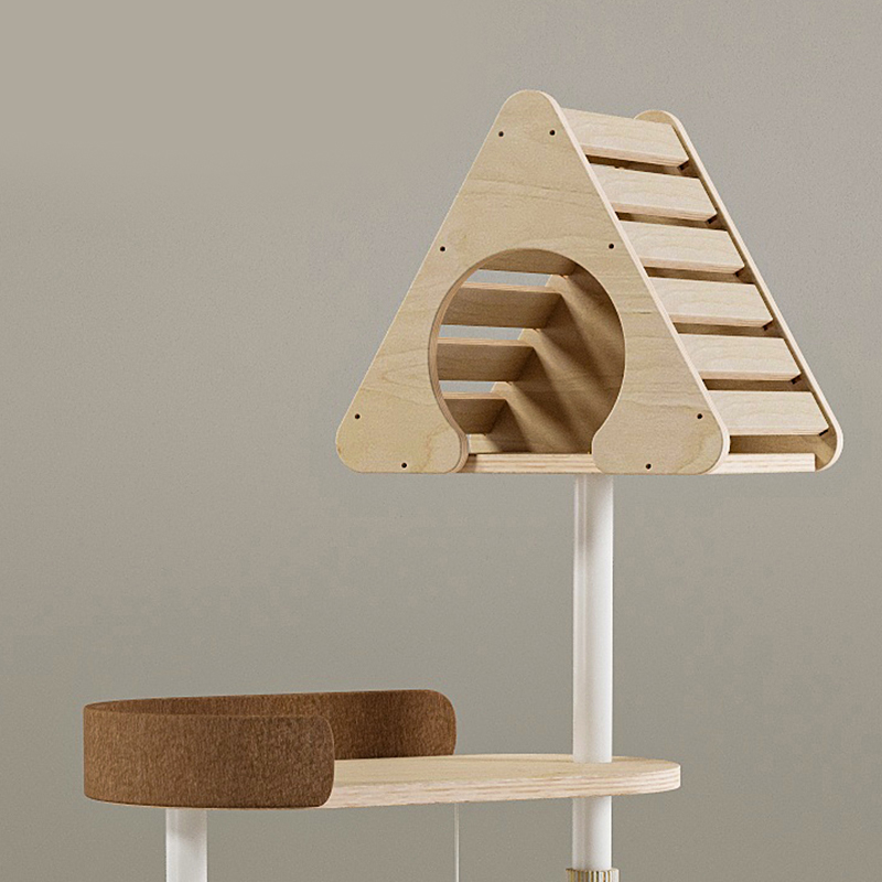 미니멀리스트 기하학적 귀여운 나무 타워 실내 콘도 둥지 고양이 나무 미니멀리스트 기하학적 귀여운 나무 타워 실내 콘도 둥지 고양이 나무