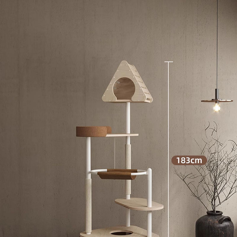 미니멀리스트 기하학적 귀여운 나무 타워 실내 콘도 둥지 고양이 나무 미니멀리스트 기하학적 귀여운 나무 타워 실내 콘도 둥지 고양이 나무