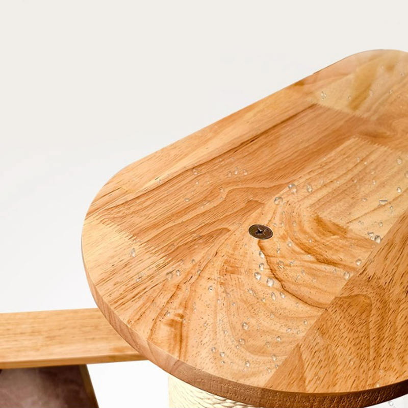 버섯 모양 콘도 타워 목재 등반 프레임 프레임 고양이 나무 사다리 버섯 모양 콘도 타워 목재 등반 프레임 프레임 고양이 나무 사다리