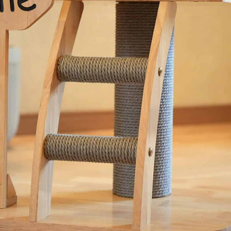 버섯 모양 콘도 타워 목재 등반 프레임 프레임 고양이 나무 사다리 버섯 모양 콘도 타워 목재 등반 프레임 프레임 고양이 나무 사다리