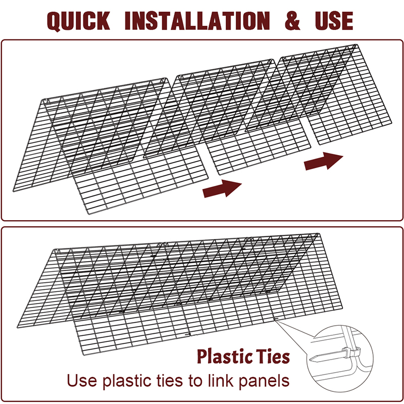 야외에서 야드를위한 대형 오리 치킨 쿠프 케이지 야외에서 야드를위한 대형 오리 치킨 쿠프 케이지