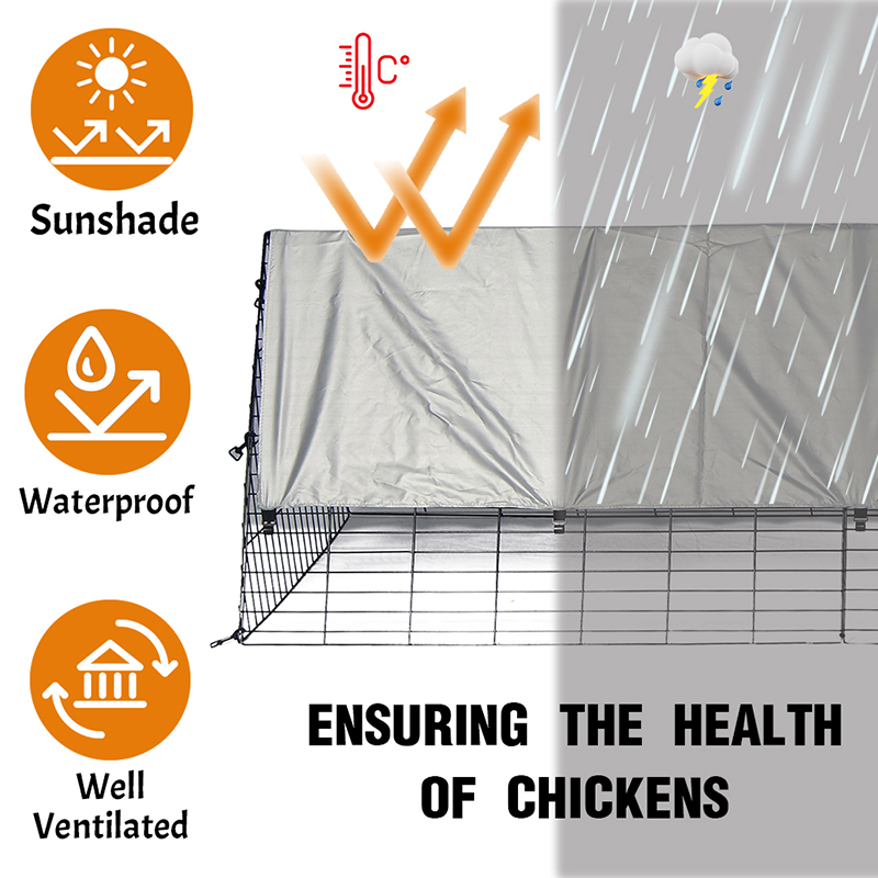 야외에서 야드를위한 대형 오리 치킨 쿠프 케이지 야외에서 야드를위한 대형 오리 치킨 쿠프 케이지