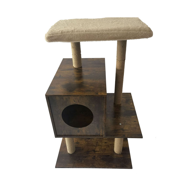 나무 타워 고양이 집 사이알 긁힘 포스트 고양이 나무 등반 프레임 나무 타워 고양이 집 사이알 긁힘 포스트 고양이 나무 등반 프레임