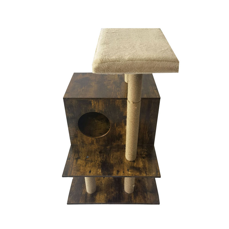 나무 타워 고양이 집 사이알 긁힘 포스트 고양이 나무 등반 프레임 나무 타워 고양이 집 사이알 긁힘 포스트 고양이 나무 등반 프레임