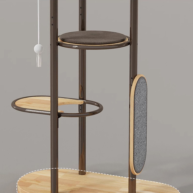 바닥에서 천장까지 키 큰 실내 고무 나무 고양이 나무 타워 콘도가있는 수면 바구니 바닥에서 천장까지 키 큰 실내 고무 나무 고양이 나무 타워 콘도가있는 수면 바구니