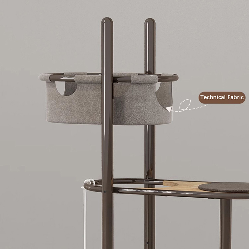 바닥에서 천장까지 키 큰 실내 고무 나무 고양이 나무 타워 콘도가있는 수면 바구니 바닥에서 천장까지 키 큰 실내 고무 나무 고양이 나무 타워 콘도가있는 수면 바구니