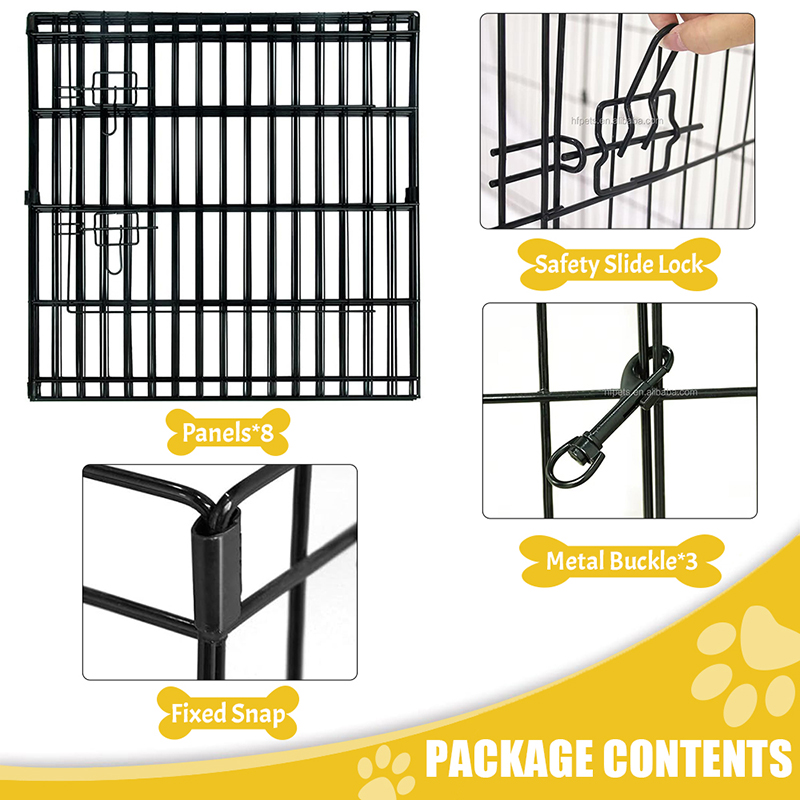 접이식 와이어 금속 개 플레이 펜 접이식 와이어 금속 개 플레이 펜