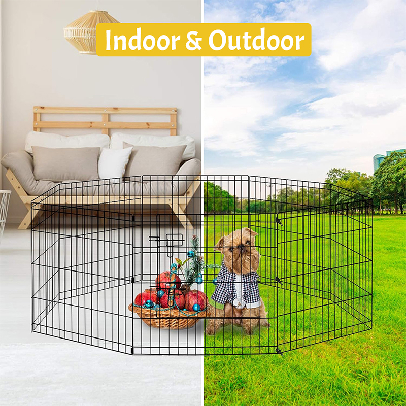 접이식 와이어 금속 개 플레이 펜 접이식 와이어 금속 개 플레이 펜