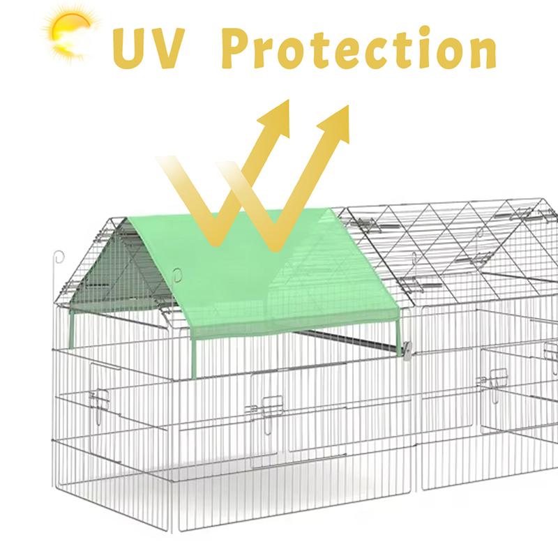 야외 접이식 가금류 울타리 와이어 닭고기 UV 커버가있는 닭고기 야외 접이식 가금류 울타리 와이어 닭고기 UV 커버가있는 닭고기