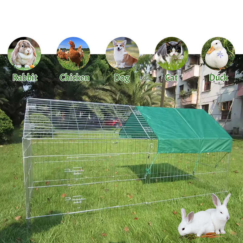 야외 접이식 가금류 울타리 와이어 닭고기 UV 커버가있는 닭고기 야외 접이식 가금류 울타리 와이어 닭고기 UV 커버가있는 닭고기