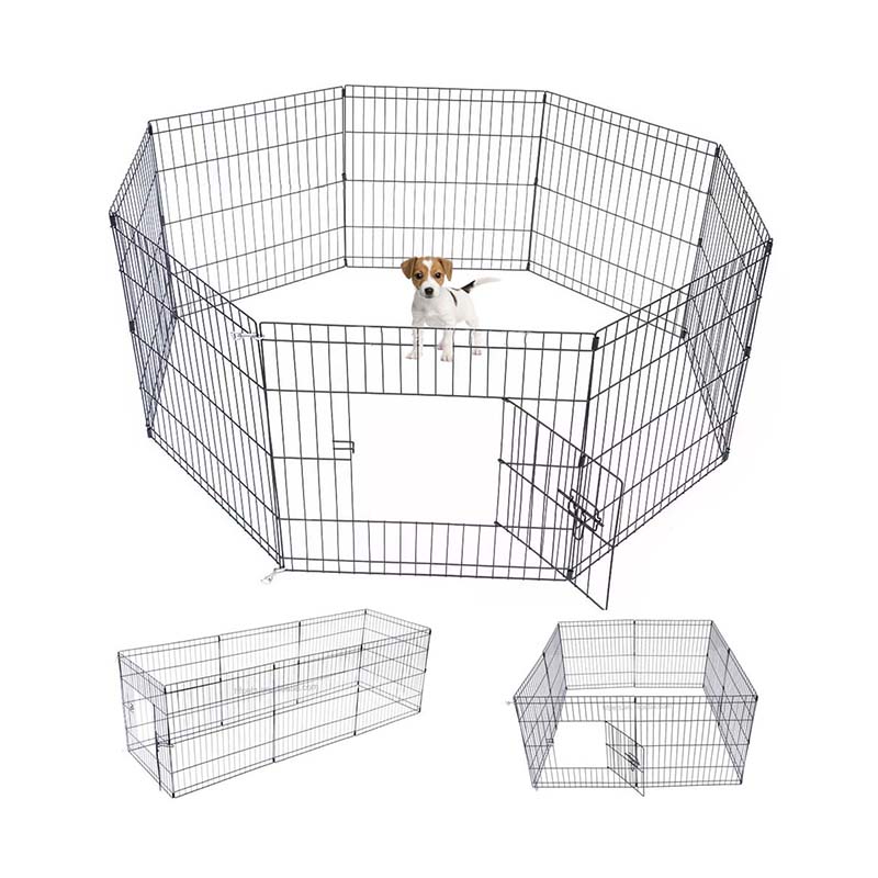8 패널 금속 애완 동물 울타리 접이식 와이어 개 8 패널 금속 애완 동물 울타리 접이식 와이어 개