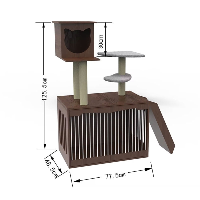 우드 고양이 타워 콘도 등반 프레임 실내 고양이 나무 우드 고양이 타워 콘도 등반 프레임 실내 고양이 나무