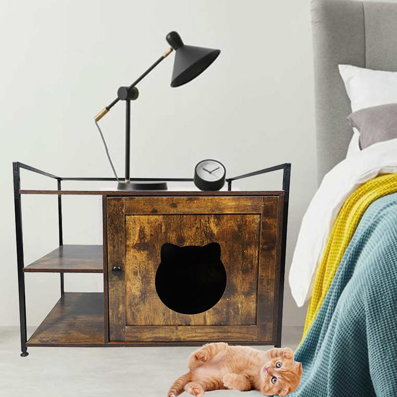 가구 스타일 고양이 케이지 스토리지 선반 쓰레기 캐비닛 가구 스타일 고양이 케이지 스토리지 선반 쓰레기 캐비닛