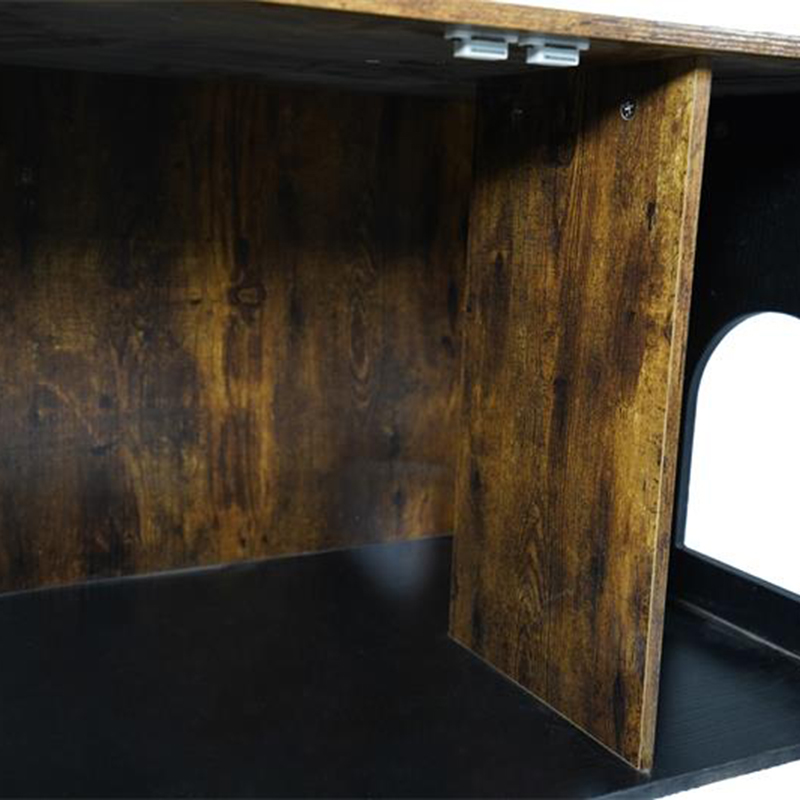 분배기 쓰레기 캐비닛이있는 실내 가구 고양이 케이지 분배기 쓰레기 캐비닛이있는 실내 가구 고양이 케이지