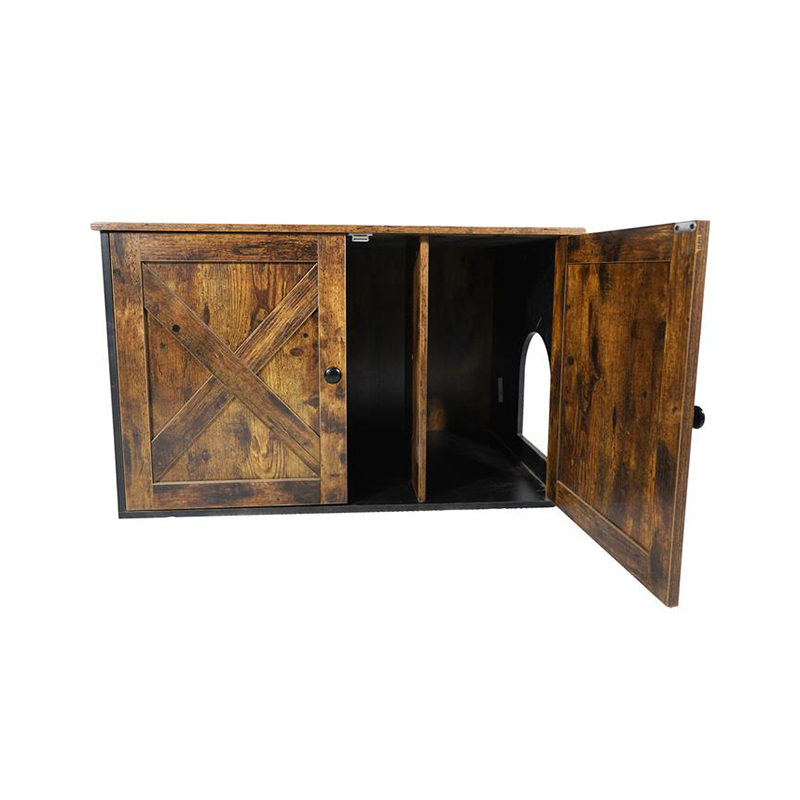 분배기 쓰레기 캐비닛이있는 실내 가구 고양이 케이지 분배기 쓰레기 캐비닛이있는 실내 가구 고양이 케이지