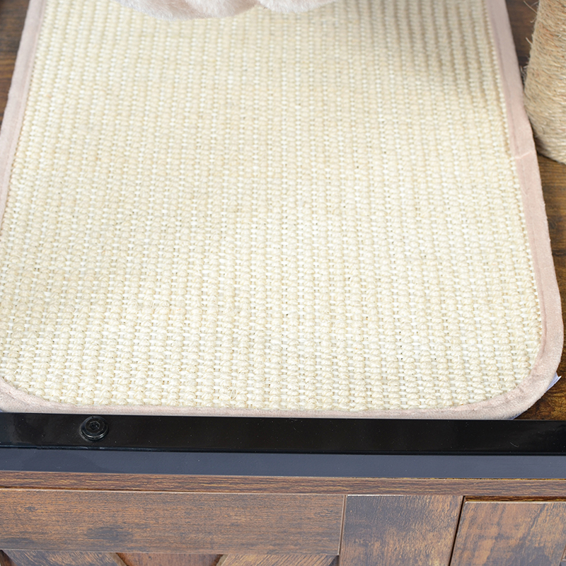 해먹 및 쓰레기 캐비닛이있는 실내 고양이 타워 콘도 고양이 나무 해먹 및 쓰레기 캐비닛이있는 실내 고양이 타워 콘도 고양이 나무