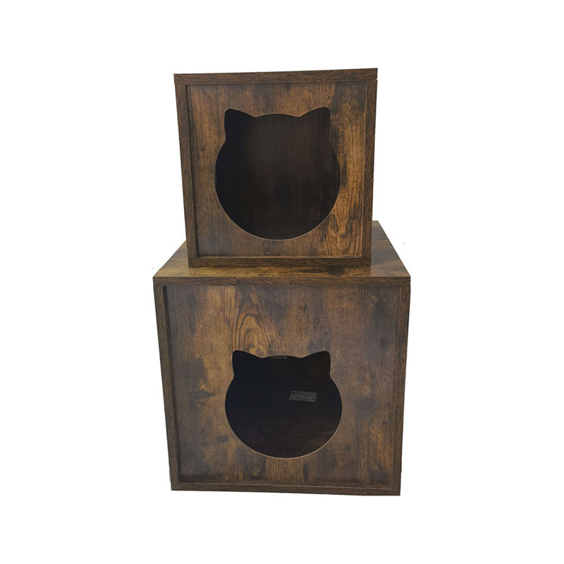 입자 나무 실내 가구 고양이 케이지 엔드 테이블 쓰레기 캐비닛 입자 나무 실내 가구 고양이 케이지 엔드 테이블 쓰레기 캐비닛