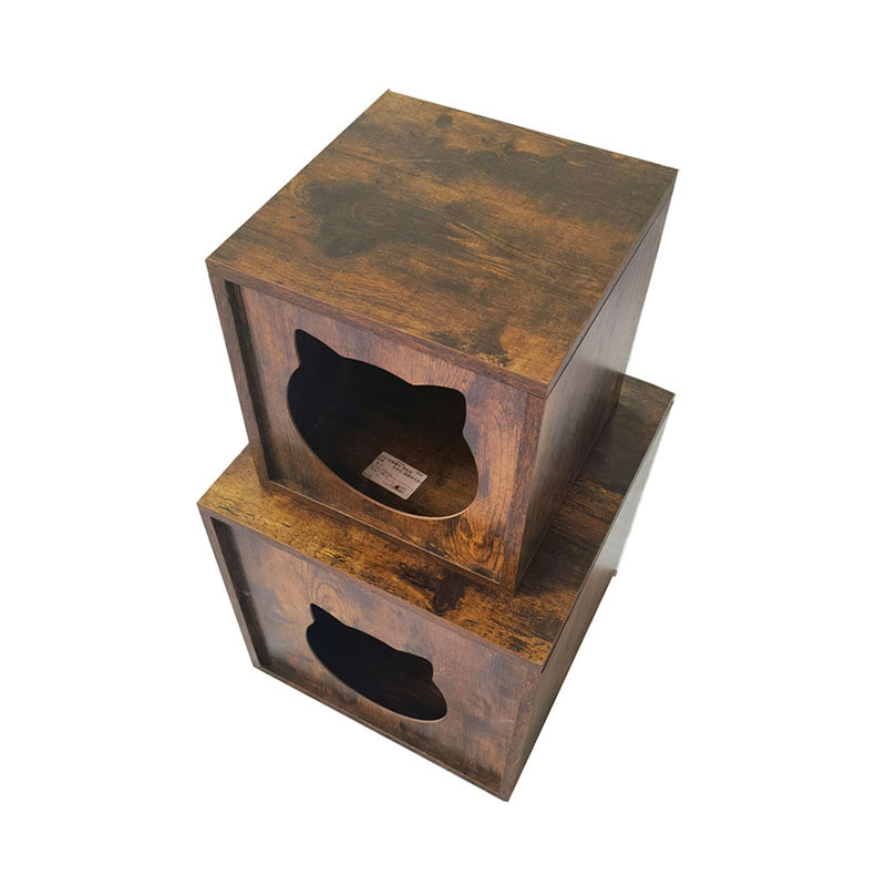 입자 나무 실내 가구 고양이 케이지 엔드 테이블 쓰레기 캐비닛 입자 나무 실내 가구 고양이 케이지 엔드 테이블 쓰레기 캐비닛