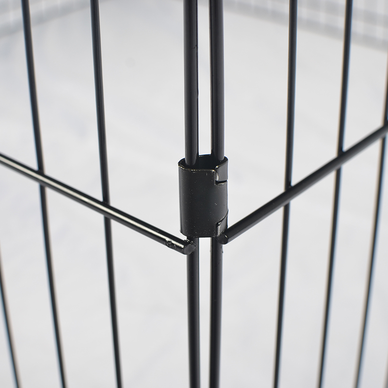 4 개의 패널 접이식 와이어 금속 개 플레이 펜 4 개의 패널 접이식 와이어 금속 개 플레이 펜