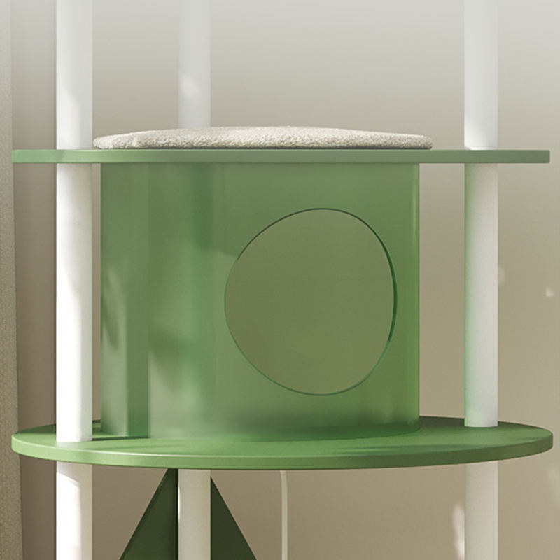 녹색 멀티 레벨 키 큰 고양이 등반 프레임 고양이 타워 콘도 고양이 나무 녹색 멀티 레벨 키 큰 고양이 등반 프레임 고양이 타워 콘도 고양이 나무