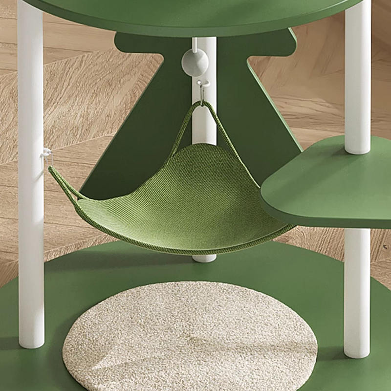 녹색 멀티 레벨 키 큰 고양이 등반 프레임 고양이 타워 콘도 고양이 나무 녹색 멀티 레벨 키 큰 고양이 등반 프레임 고양이 타워 콘도 고양이 나무