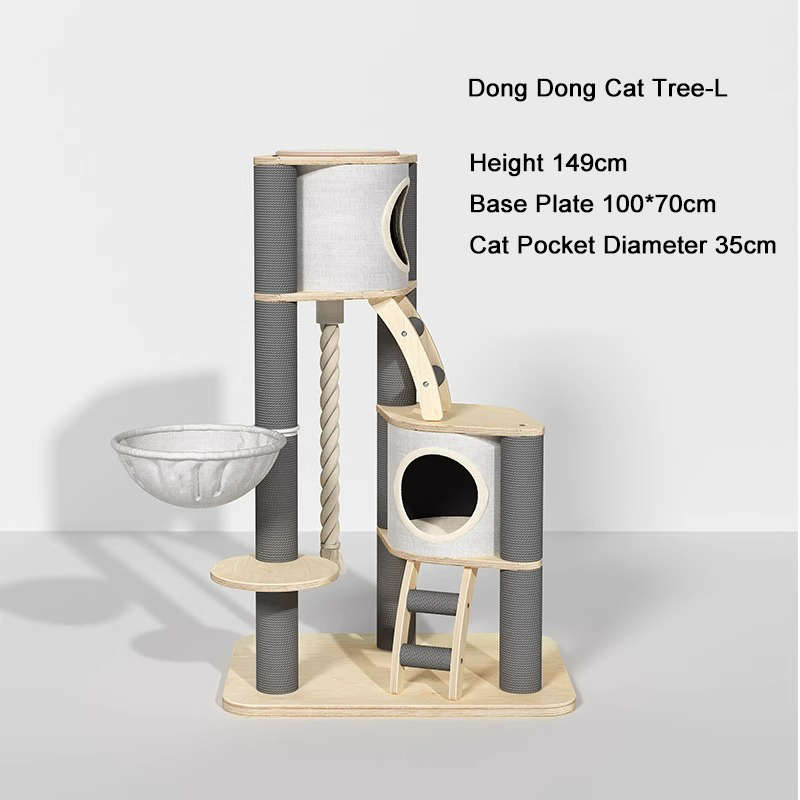 타워 바닥에서 천장까지 실내 단단한 나무 등반 프레임 고양이 나무 타워 바닥에서 천장까지 실내 단단한 나무 등반 프레임 고양이 나무