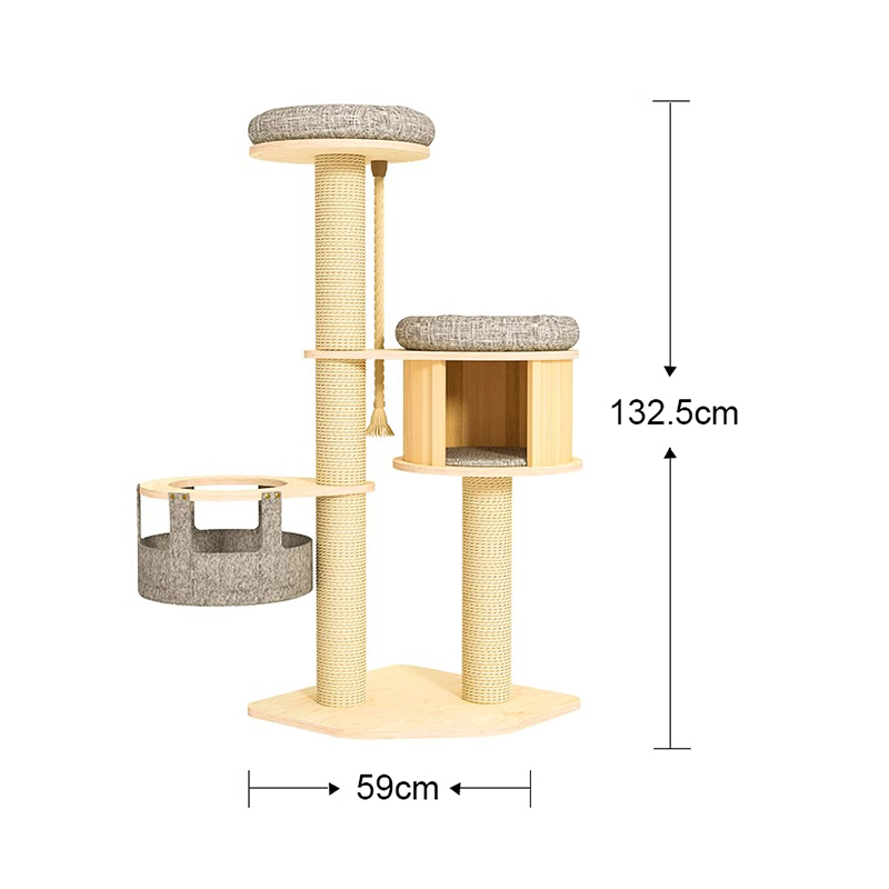 바닥에서 천장까지 내려 오는 나무 콘도 등반 프레임 고양이 나무 탑 바닥에서 천장까지 내려 오는 나무 콘도 등반 프레임 고양이 나무 탑