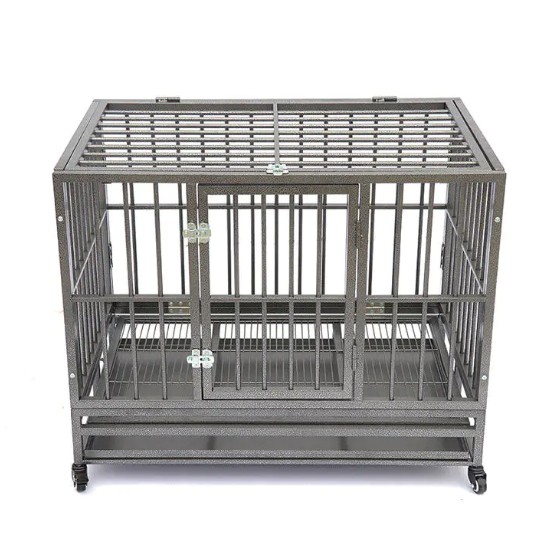 오픈 탑 디자인 무거운 튜브 메탈 개 케이지가 애완 동물의 삶의 질과 안전을 크게 향상시킬 수있는 이유는 무엇입니까?